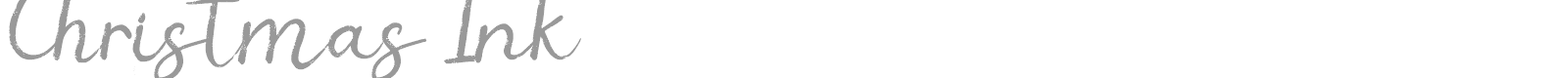 Christmas Ink font preview